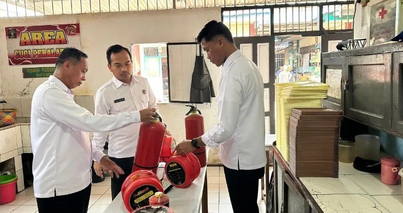 Rutan Kandangan Lakukan Pengecekan Rutin APAR