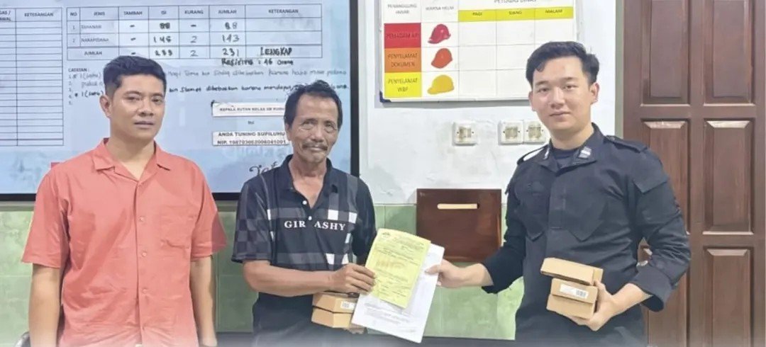 Rutan Kudus Terima 100 Matras dan 5 Borgol dari Ditjenpas