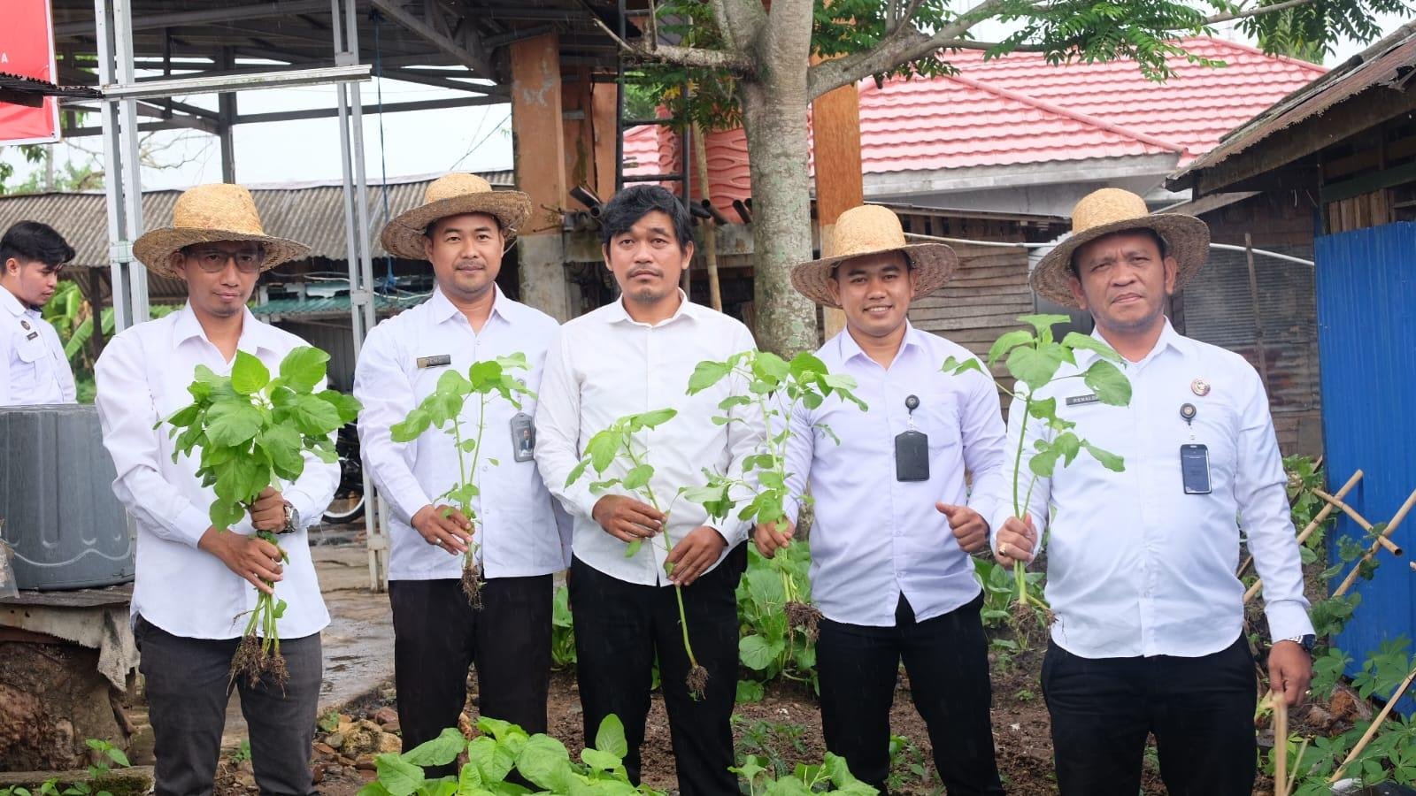 Rutan Rantau Panen Sawi & Bayam, Wujud Kemandirian WBP