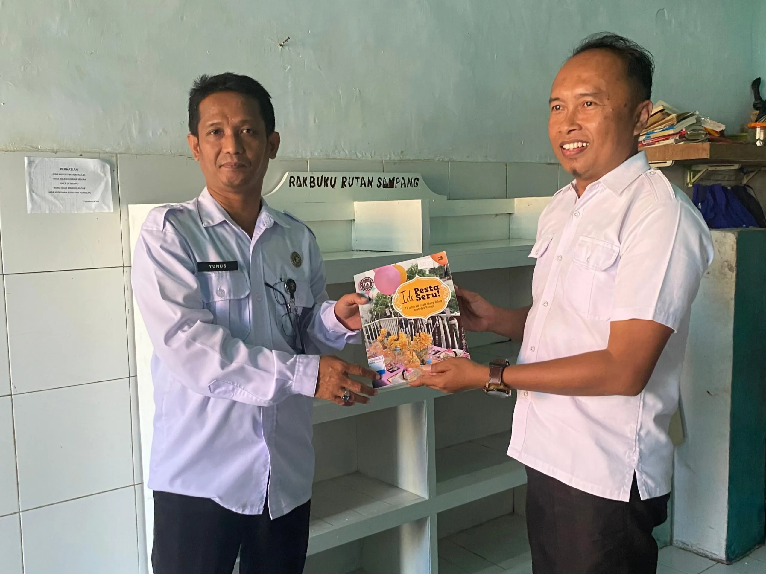 Rutan Sampang Terima Peminjaman Buku dari Dispusip