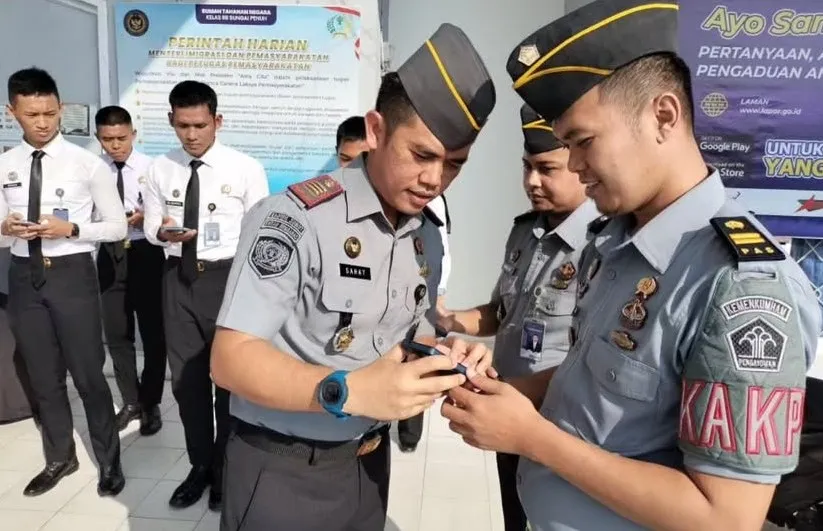 Rutan Sungai Penuh Sidak Petugas, Basmi Judi Online