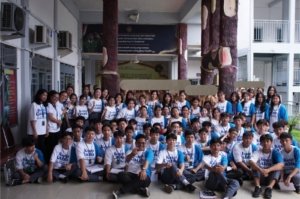 LPKA Kelas I Palembang terima kunjungan edukatif SMA Methodist 2 untuk kenalkan tugas dan peran pembinaan anak berhadapan hukum. (Dok: Humas LPKA Palembang)