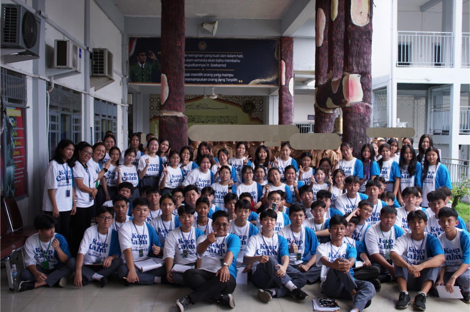 LPKA Kelas I Palembang terima kunjungan edukatif SMA Methodist 2 untuk kenalkan tugas dan peran pembinaan anak berhadapan hukum. (Dok: Humas LPKA Palembang)