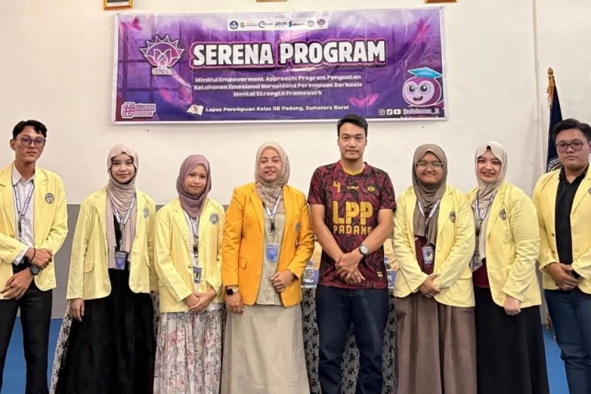 UNP dan Lapas Perempuan Padang luncurkan Program SERENA untuk memperkuat ketahanan emosional narapidana, mendukung pembinaan humanis dan transformatif Kemenkumham. (Dok: Humas Lapas Perempuan Padang)