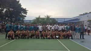 LPKA Kelas I Medan gelar Upacara Kesadaran Berbangsa diikuti anak binaan, petugas, dan mitra lembaga pendidikan serta organisasi kemasyarakatan. (Dok: Humas LPKA Medan)