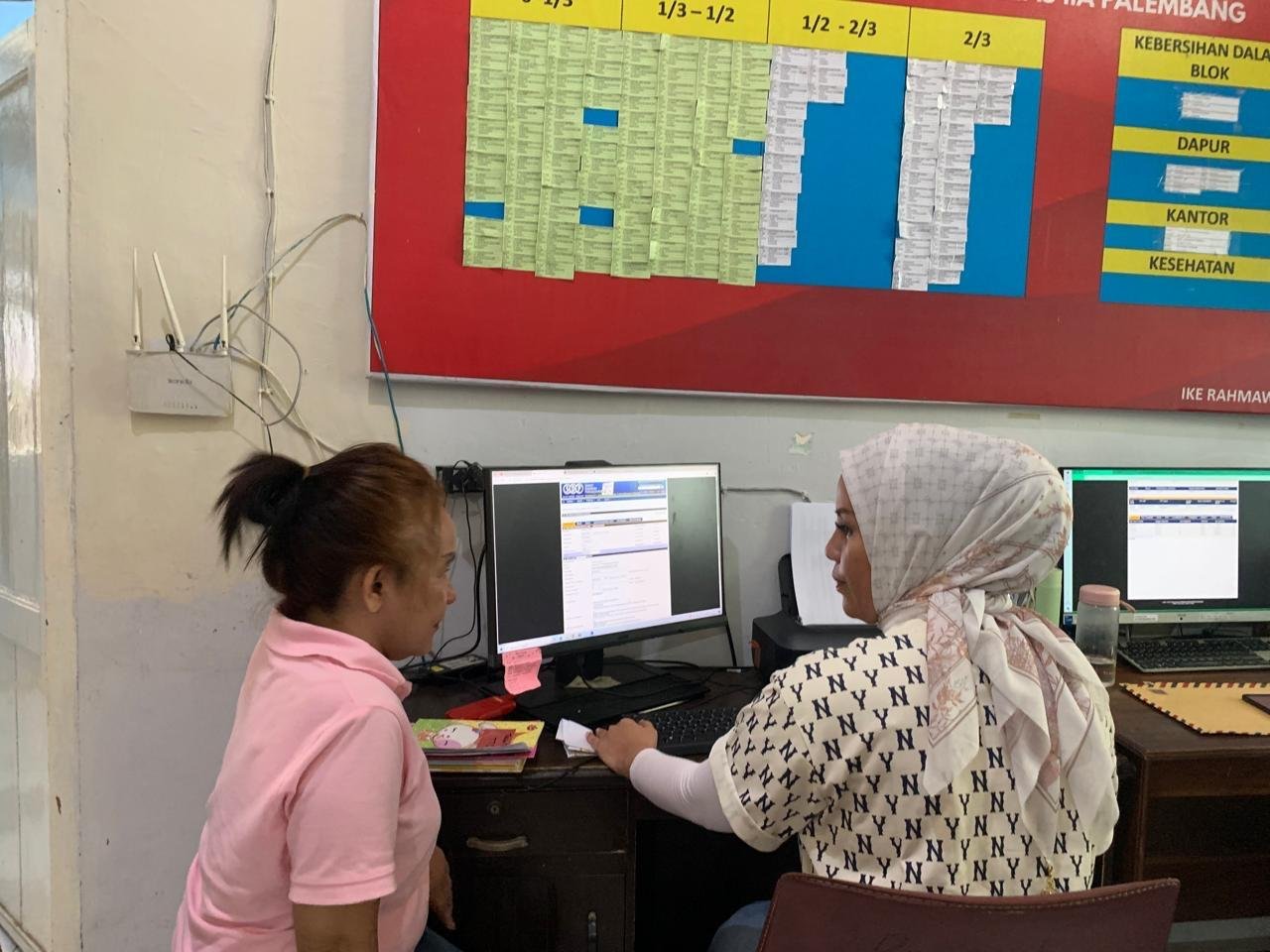 Lapas Perempuan Kelas IIA Palembang luncurkan layanan “Warung Informasi Integrasi” sebagai sarana konsultasi dan tanya jawab seputar pembinaan dan integrasi bagi warga binaan. (Dok: Humas LPP Palembang)
