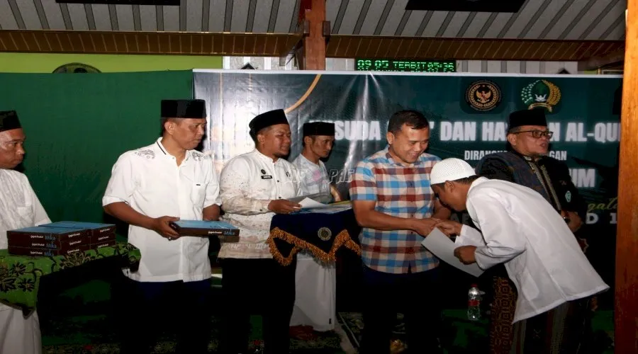 Lapas Kelas I Madiun gelar Wisuda Iqra dan Hafalan Juz 30 bagi Warga Binaan, Sabtu (30/8) (Humas Lapas Madiun)