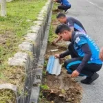 Lapas Tual ikuti World Cleanup Day, gerakan global ajak masyarakat bersihkan bumi, termasuk di Indonesia, Sabtu (20/9). (Dok: Humas Lapas Tual)