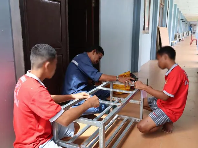 LPKA Ambon dan SMK Negeri 3 Ambon Gelar Pelatihan Keterampilan Mebel dan Las untuk Anak Binaan Menuju Kemandirian