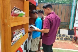 Gerobak Pintar Lapas Cibinong Semarakkan Akhir Pekan