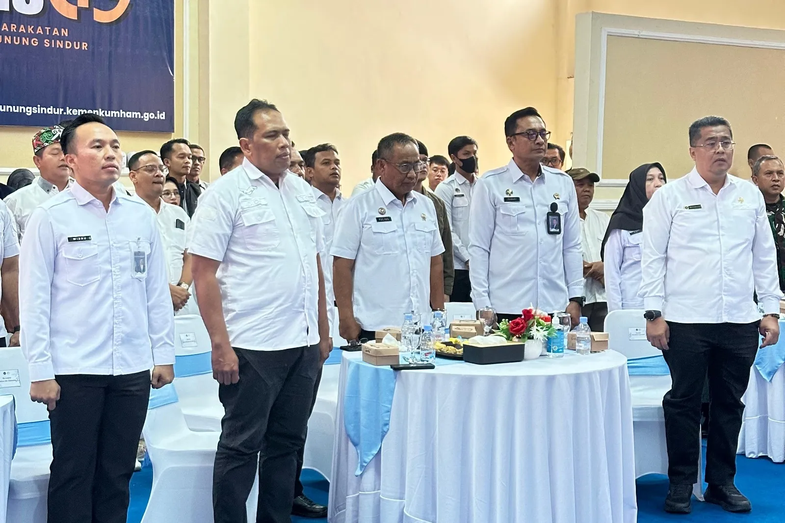 Kembali Kepangkuan Ibu Pertiwi, Kalapas Cibinong Hadiri Ikrar Setia NKRI Warga Binaan Lapas Gunung Sindur