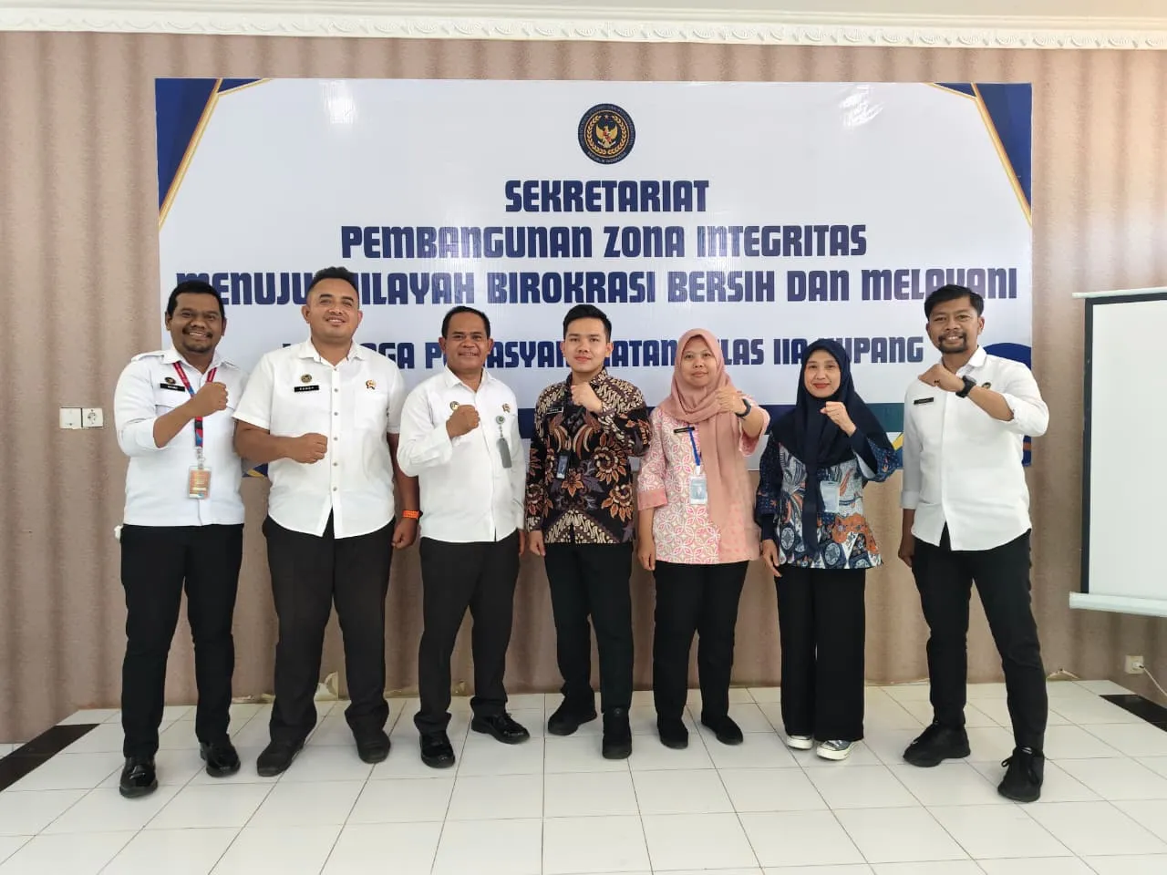 Lapas Kelas IIA Kupang Terima Kunjungan Tim Verifikasi PEKPPP Mandiri, Komitmen Tingkatkan Kualitas Pelayanan Publik