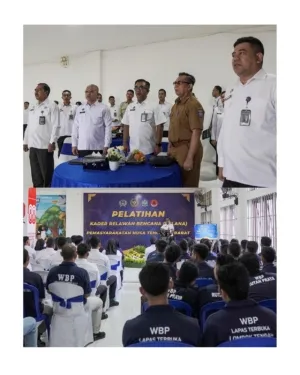 Sinergi Ditjenpas NTB dan BPBD Gelar Pelatihan Kader Relawan Bencana di Lapas Lombok Barat