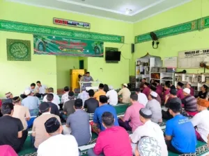 Rutan Kelas IIB Bengkulu menggelar kegiatan keagamaan yang sarat makna di Masjid At-Taubah Rutan Bengkulu, pada Rabu (22/10). (Dok: Humas Rutan Bengkulu)