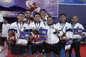 Tim Tenis Kemenimipas Raih Medali Perunggu di PORNAS XVII