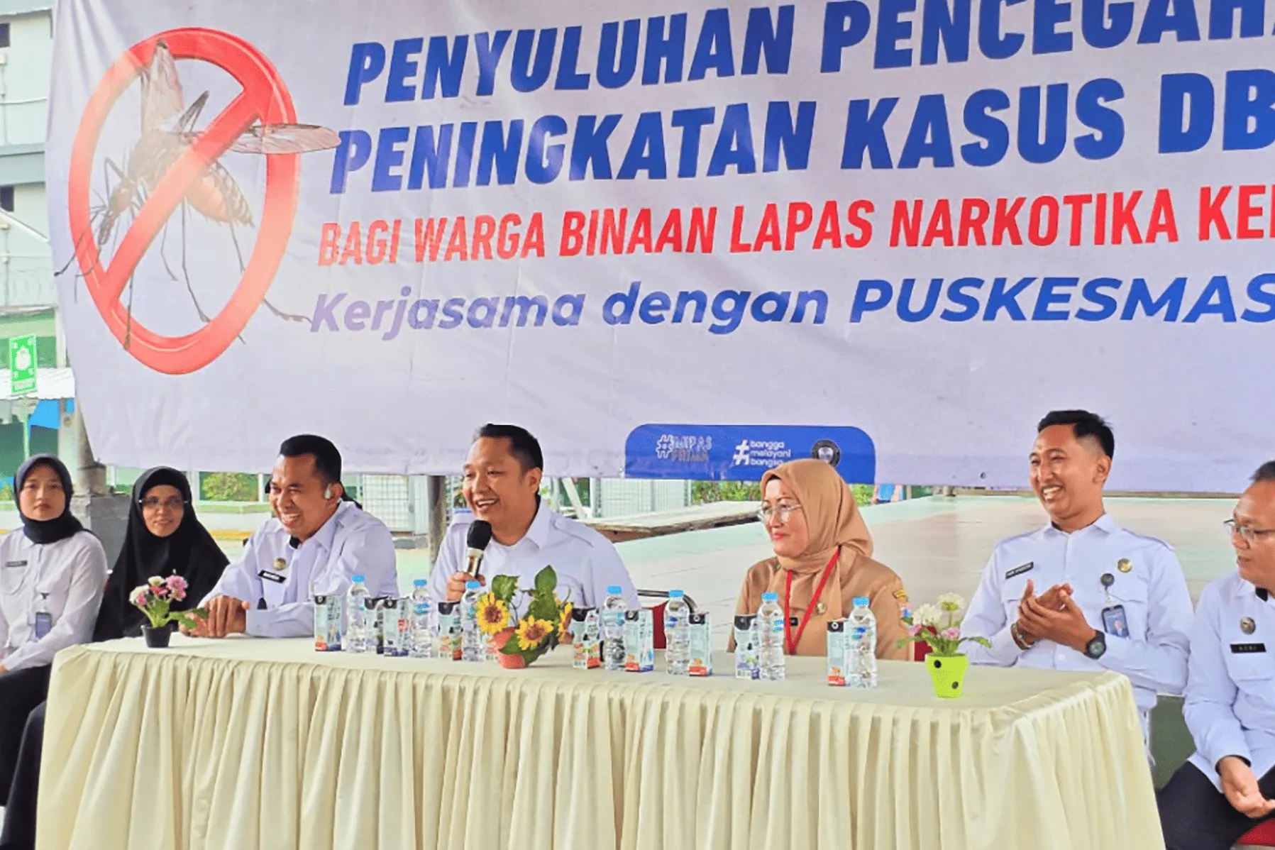 Bersih Itu Sehat! Lapas Narkotika Jakarta Sosialisasikan PHBS & Cegah DBD Bareng Puskesmas Jatinegara
