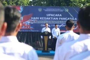 Lapas Cibinong Gelar Upacara Hari Kesaktian Pancasila
