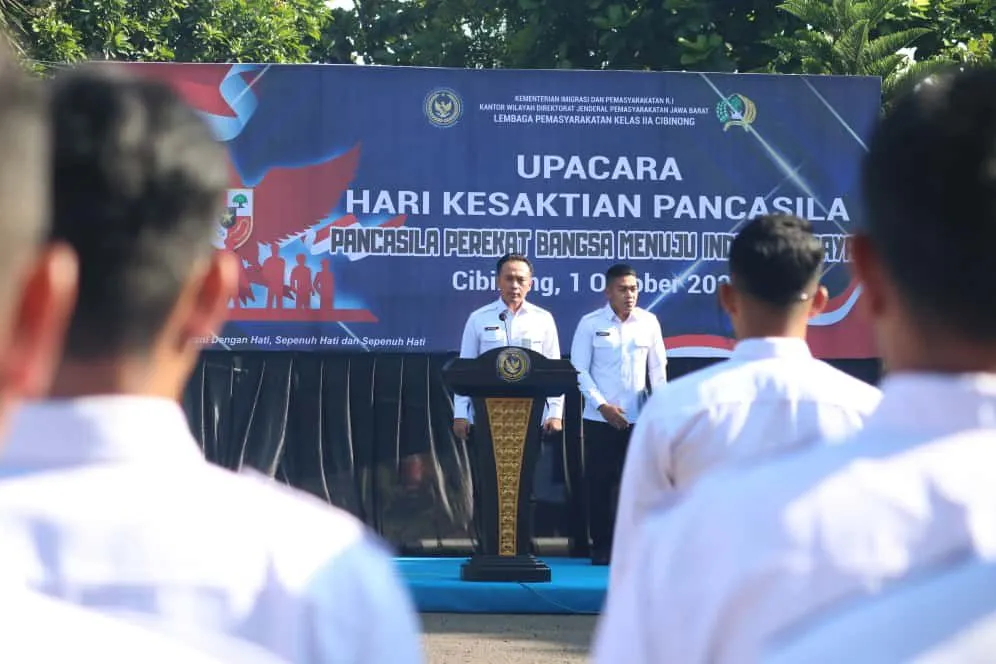 Lapas Cibinong Gelar Upacara Hari Kesaktian Pancasila