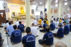 Lapas Cipinang Gelar Sanghadana Kathina Dengan Penuh khidmat
