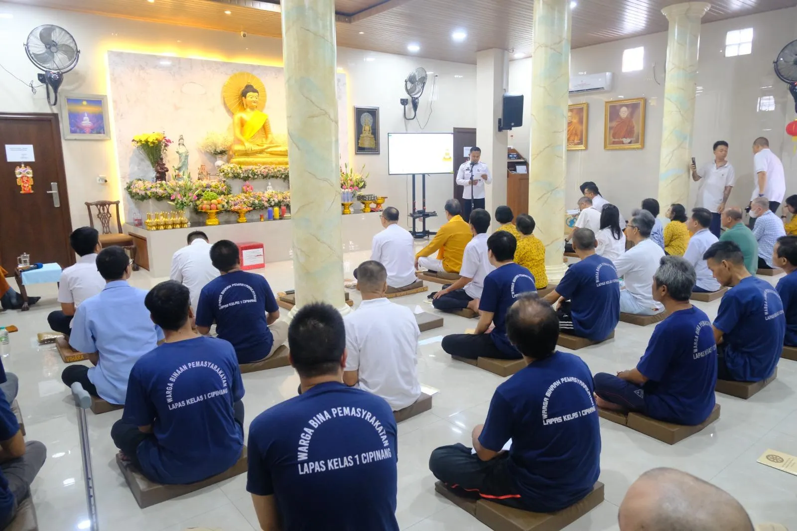Lapas Cipinang Gelar Sanghadana Kathina Dengan Penuh khidmat