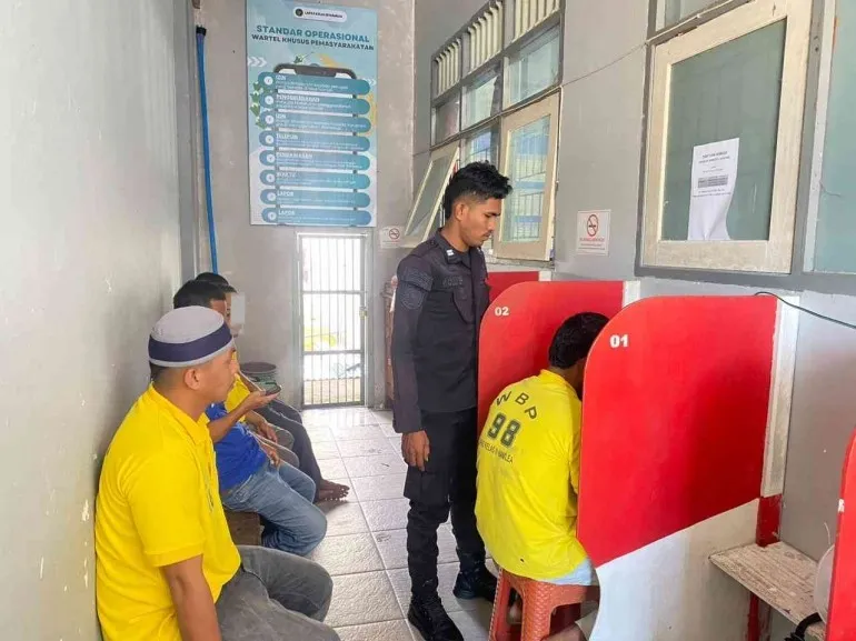 Lapas Namlea Perkuat Hak Komunikasi WB Lewat Wartelsuspas