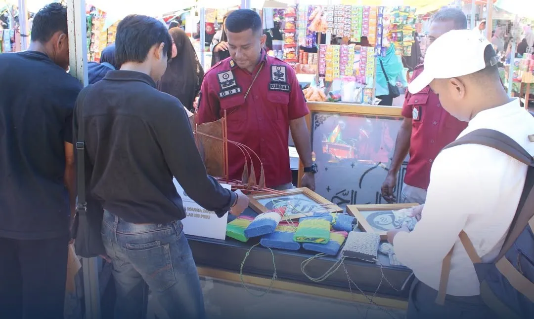 Lapas Piru Tampilkan Produk Unggulan WB di Pasar UMKM
