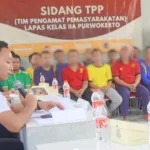 Lapas Purwokerto Gelar Sidang TPP