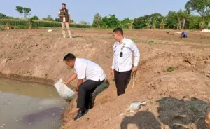 Lapas Slawi Tebar 12.000 Benih Ikan Nila