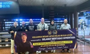 Lapas Sukabumi Kirim Satu Petugas Perkuat Kamtib di Papua