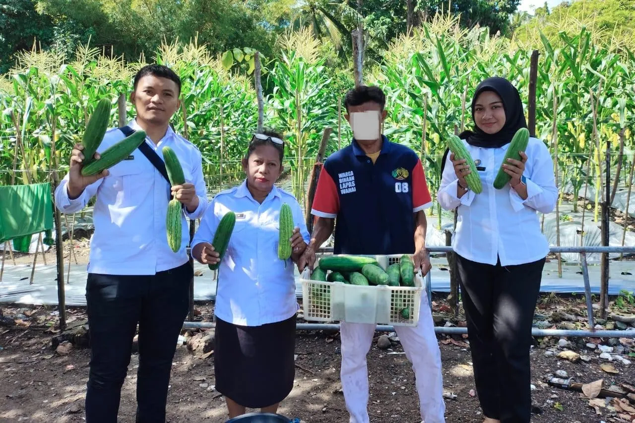 Lapas Wahai Panen Mentimun dan Pare, Wujud Nyata Pembinaan