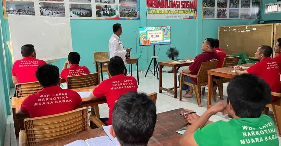Open Class Lapas Narkotika Muara Sabak Perkuat Intelektual WB