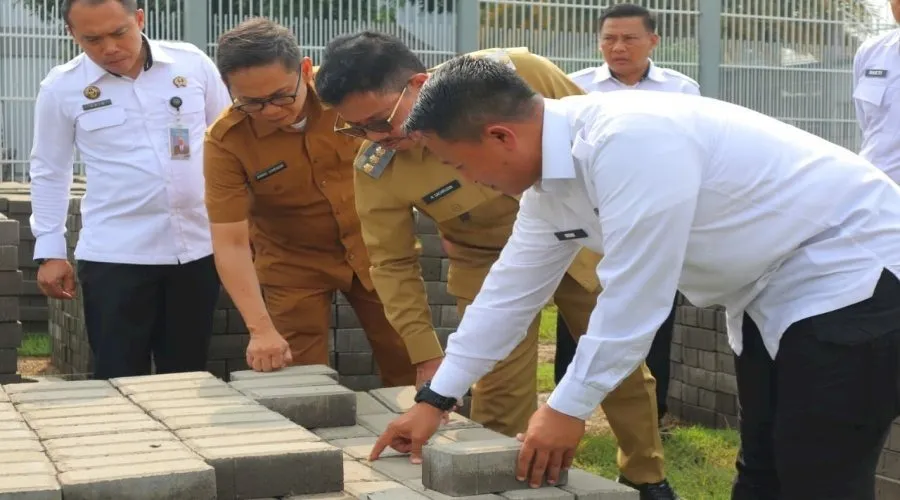 Paving Blok Lapas Tangerang di Apresiasi Wali Kota Tangerang