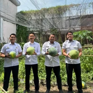 Rutan Bengkulu Panen Semangka, Dukung Ketahanan Pangan