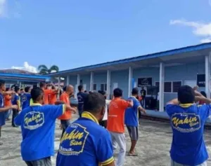 Rutan Masohi Gelar Senam Bersama, Tingkatkan Kesehatan WB