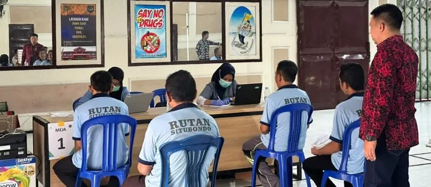 Rutan Situbondo Gelar Skrining TBC bagi Warga Binaan