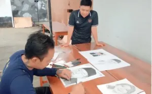 Seni Lukis Jadi Harapan dan Perubahan WB Lapas Purwokerto