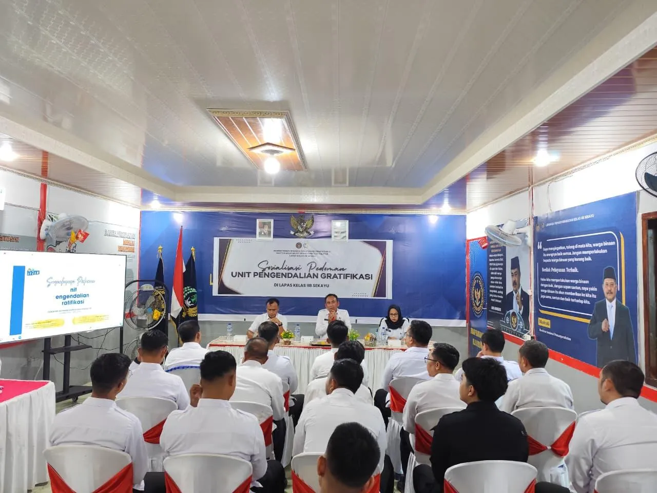 Lapas Sekayu Perkuat Pemahaman Pengendalian Gratifikasi Lewat Sosialisasi dari Ditjenpas Sumsel