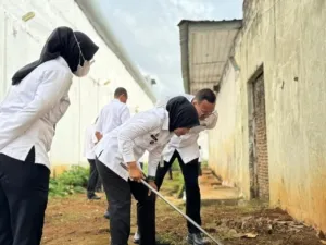 Kalapas Bandar Lampung Tinjau Area Branggang, Pastikan Kebersihan dan Optimalkan Lahan Produktif