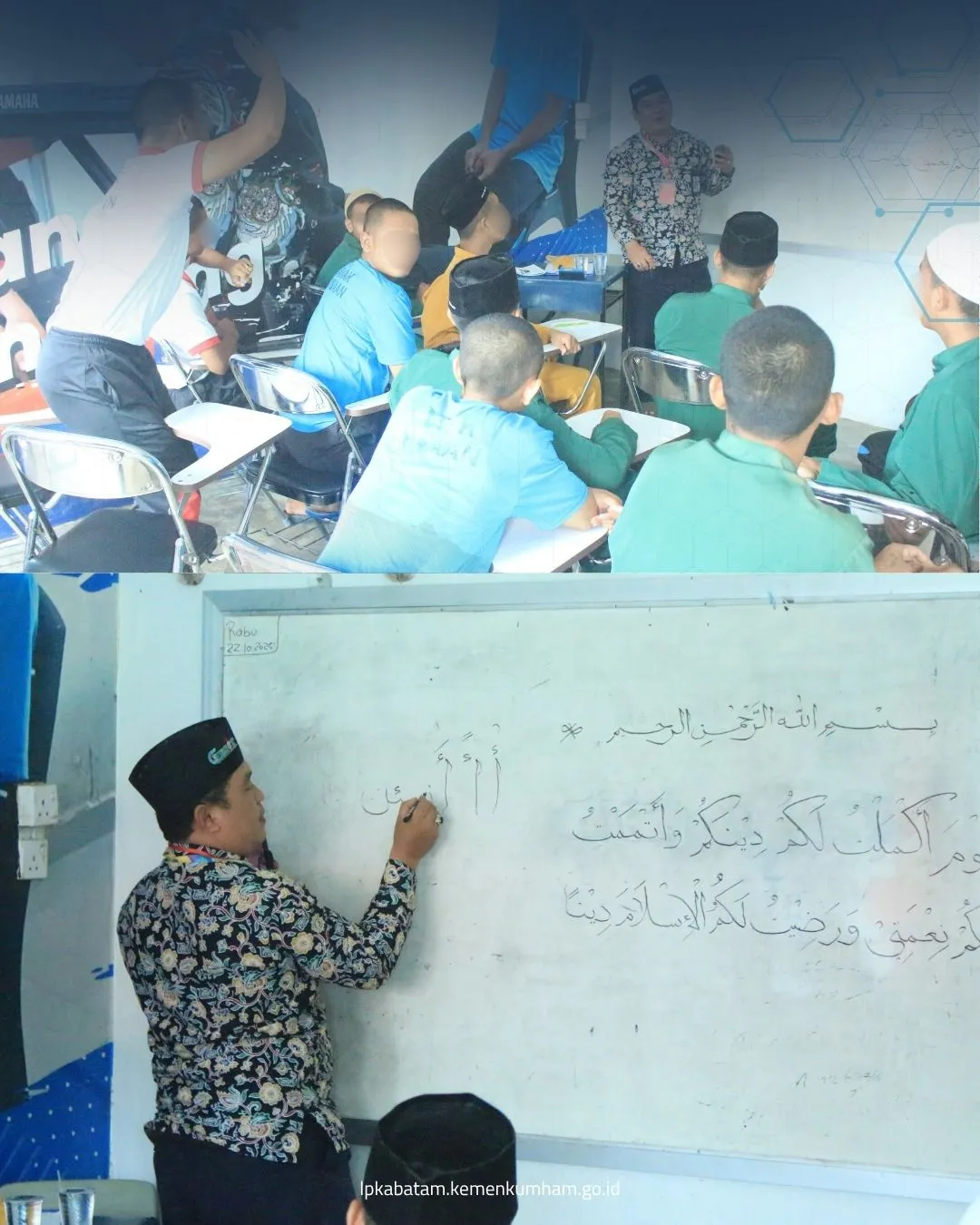 LPKA Kelas II Batam Gelar Kelas Tilawah Bersama Kemenag untuk Tingkatkan Kemampuan Baca Al-Qur’an Anak Binaan