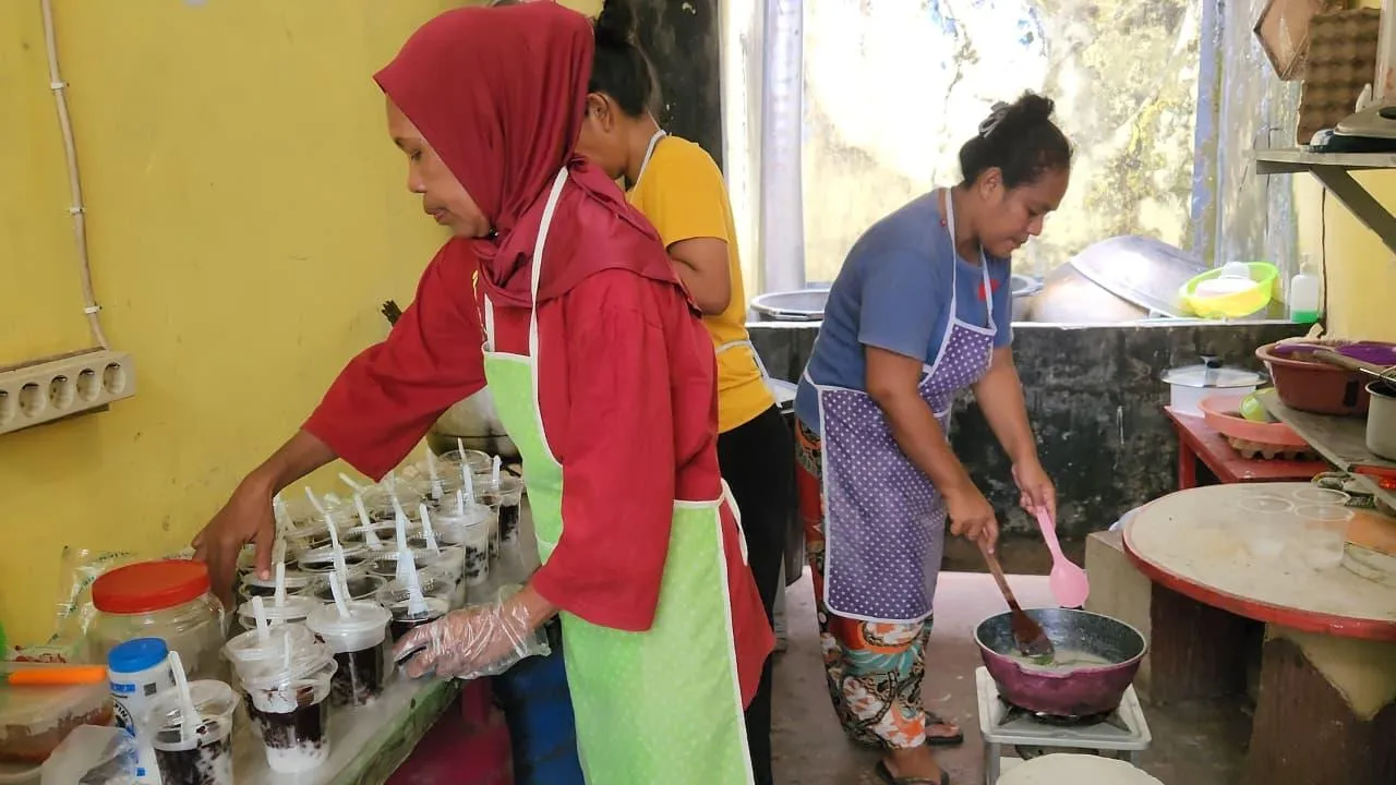 Warga Binaan Lapas Tual Hadirkan Inovasi Bubur Ketan Hitam Modern, Wujud Nyata Pembinaan Produktif UMKM