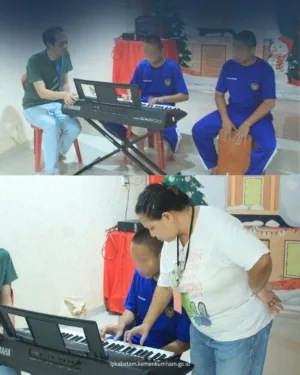 LPKA Kelas II Batam Kembangkan Bakat Musik Rohani Anak Binaan Melalui Kelas Kreatif Bersama Denext Visio Production