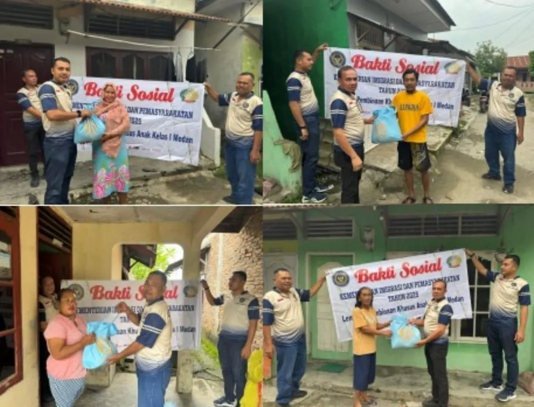 LPKA Kelas I Medan Gelar Bakti Sosial, Dukung Program Akselerasi KEMENIMIPAS dan Perkuat Kepedulian Sosial