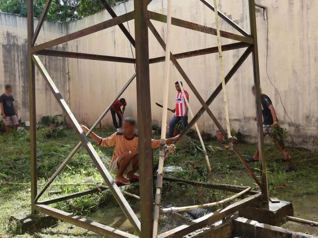 LPKA Kelas II Ambon Gelar “Sabtu Pagi Bersih Lingkungan” Demi Wujudkan Tempat Kerja Bersih dan Disiplin