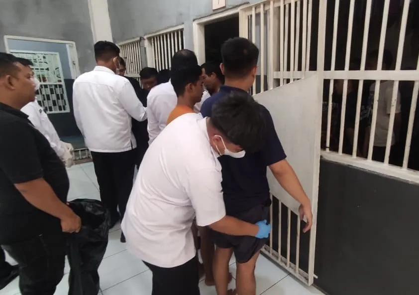 Rutan Bandar Lampung Gelar Razia Rutin, Perkuat Kamtib