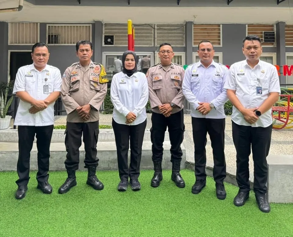 Lapas Kelas I Bandar Lampung memperkuat sinergi operasional dengan Polsek Kedaton. (Dok: Humas Lapas Bandar Lampung)