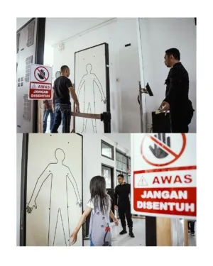 Lapas Lombok Barat resmi mengoperasikan QPS201 Security Scanner, alat pemindai canggih berbasis gelombang milimeter yang mampu mendeteksi objek berbahaya dengan cepat, akurat, dan tanpa kontak fisik. (Dok: Humas Lapas Lombok Barat)