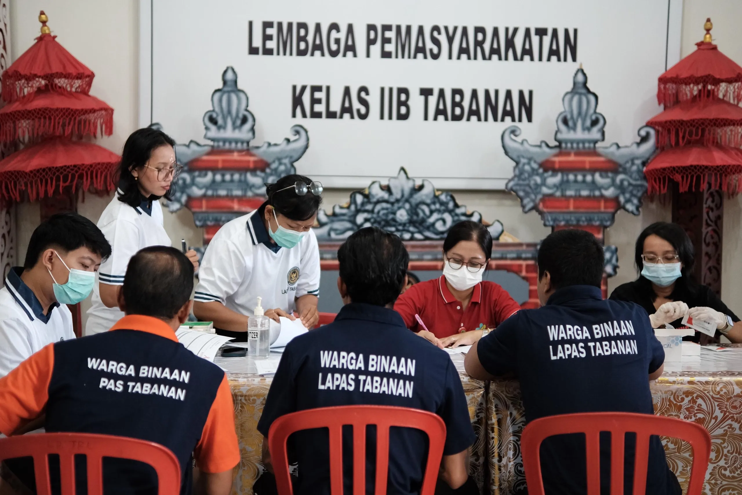Lapas Kelas IIB Tabanan Gelar Skrining dan Tes HIV untuk 103 Warga Binaan, Wujud Komitmen Penuhi Hak Kesehatan