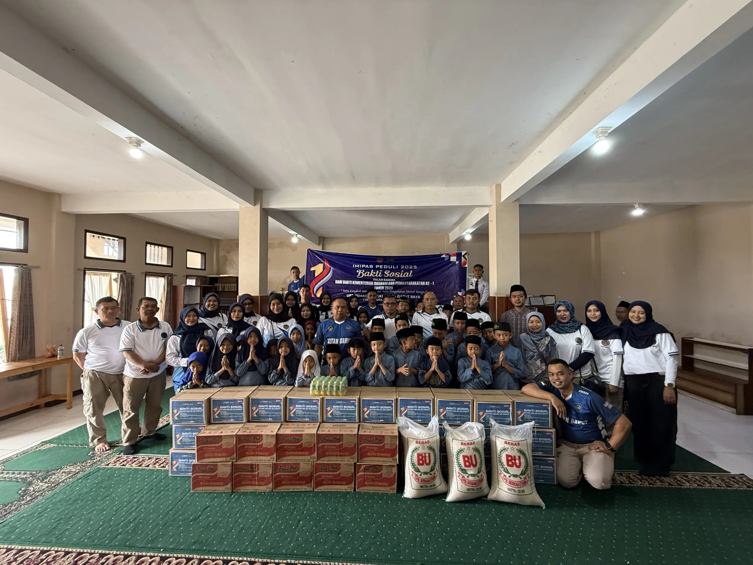 Hari Bhakti Kemenimipas ke-1: UPT Pemasyarakatan Garut Raya Gelar Bakti Sosial, Pengobatan Gratis, dan Donor Darah