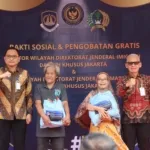 Kemenimipas Gelar Bakti Sosial dan Pengobatan Gratis di Jakarta untuk Peringati Hari Bhakti ke-1 Tahun 2025
