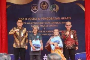 Kemenimipas Gelar Bakti Sosial dan Pengobatan Gratis di Jakarta untuk Peringati Hari Bhakti ke-1 Tahun 2025